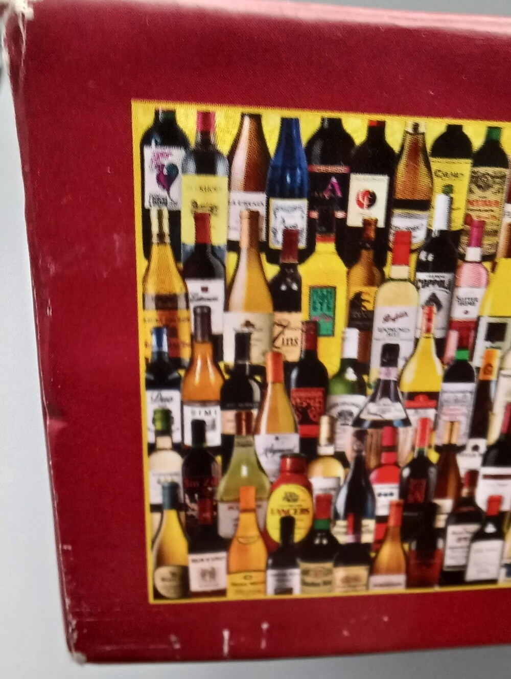 White Mountain Wine Bottles Puzzle Complete - Picture 11 of 16